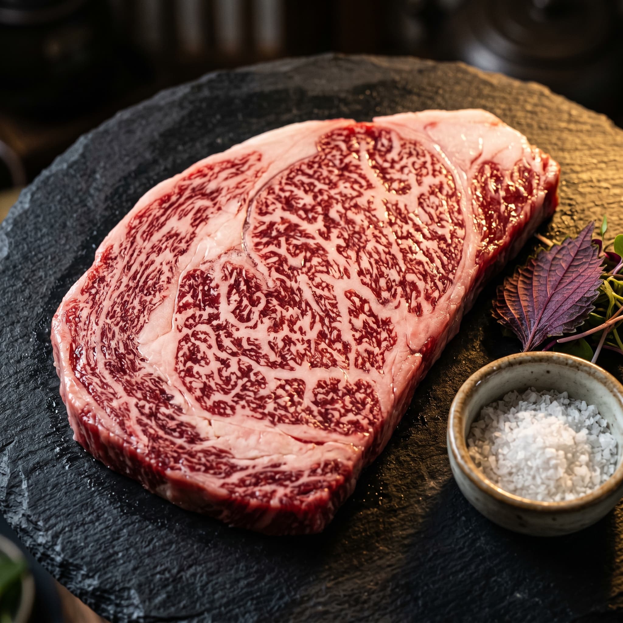 1++ No.9 — 마블링이 결을 짠 듯한 한 점