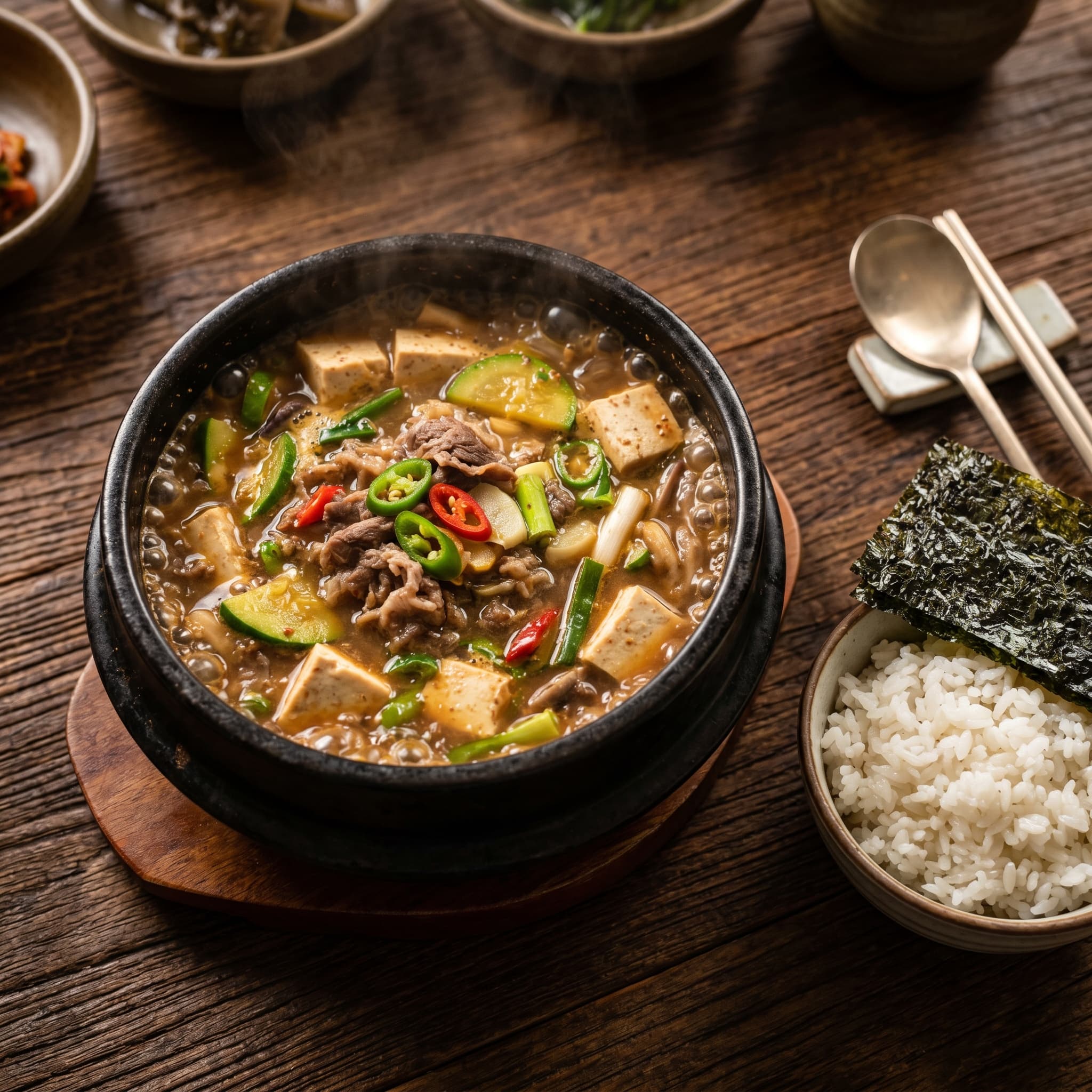 한우 된장찌개 (중)